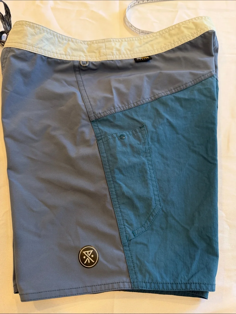 T0309200 Roark Boatman Board Shorts Men's 30 Grey Cordura Stretch Surf Swim Pool